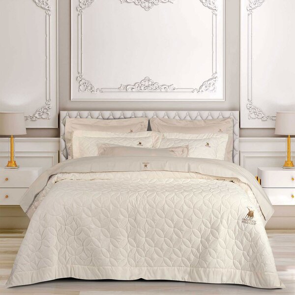 Κουβερλί King Size (240x250) Greenwich Polo Club 2358 Ecru