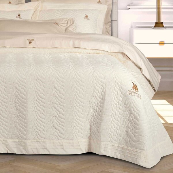 Κουβερλί King Size (240x250) Greenwich Polo Club 2352 Ecru
