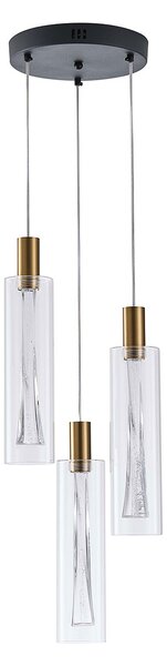 Φωτιστικό Οροφής Τρίφωτο LED Eurolamp Vial 144-15102