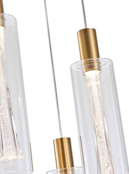 Φωτιστικό Οροφής Τρίφωτο LED Eurolamp Vial 144-15102