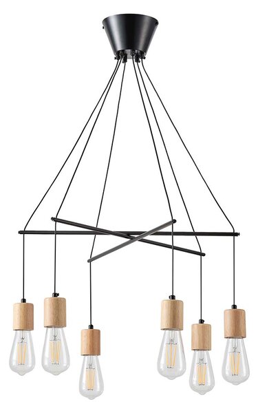 Φωτιστικό Οροφής Πολύφωτο Eurolamp Edison 144-30121