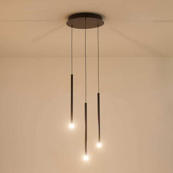 Φωτιστικό Οροφής Τρίφωτο LED Eurolamp Cascade 144-16082