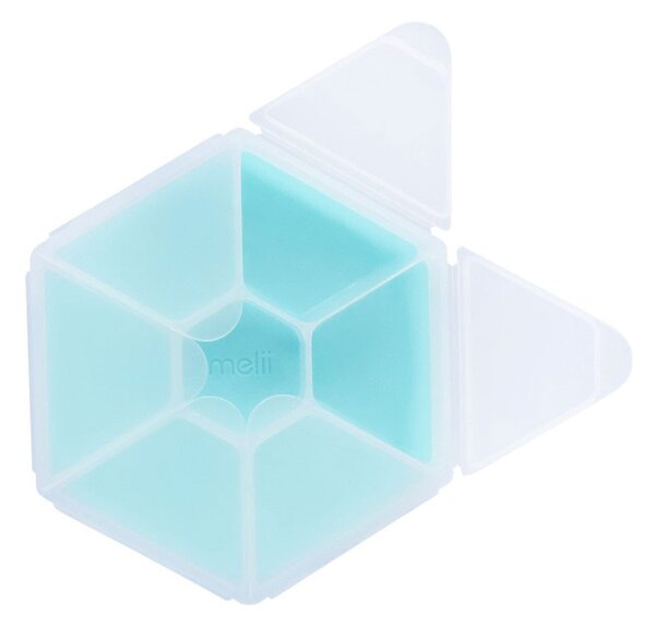 Φαγητοδοχείο Με Χωρίσματα Melii Hexagon Blue 23710