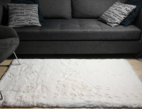 Χαλί Γούνινο (160x230) Polcarpet Rabbit White