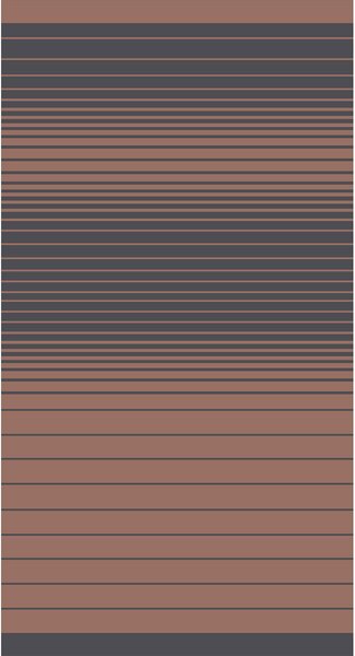 Πετσέτα Θαλάσσης (86x160) Melinen Stripes Brown