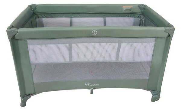 Παρκοκρέβατο 2 Θέσεων (0+ Μηνών/Έως 15kg) Baby Adventure Dream 1 Layer Khaki