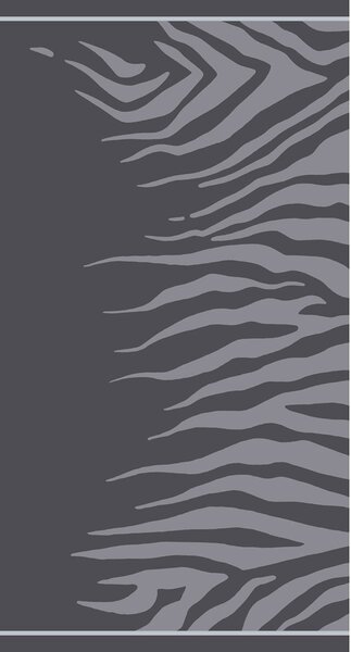 Πετσέτα Θαλάσσης (86x160) Melinen Tiger D.Grey