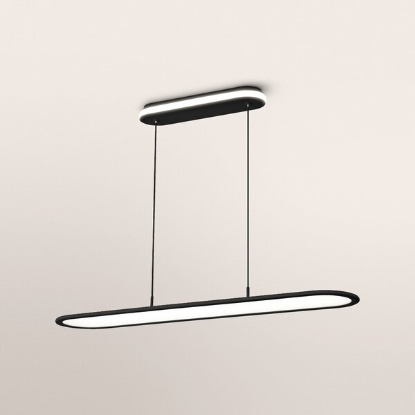 OSRAM LED-Pendel Office line Panel Ellipse μαύρο 940 DIM, ρυθμιζόμενος, Μαύρο, Μελέτη / Γραφείο, Αλουμίνιο, σύγχρονο
