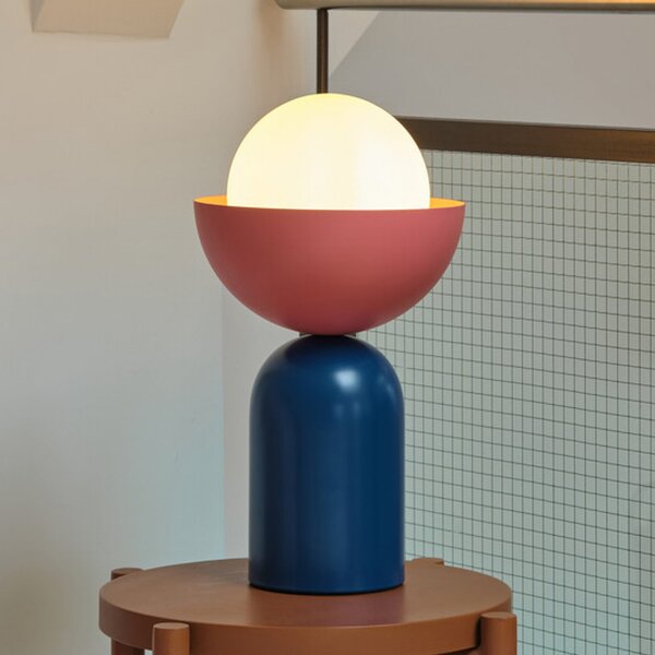 OSRAM Επιτραπέζια λάμπα Decor Bowl, μπλε/ροζ, ατσάλι, E14, Μπλε, Σαλόνι / τραπεζαρία, Μέταλλο, σύγχρονο