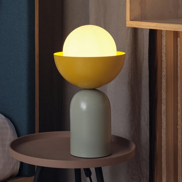 OSRAM Λάμπα τραπεζιού Decor Bowl, πράσινο/κίτρινο, ατσάλι, E14, Πράσινο, Σαλόνι / τραπεζαρία, Μέταλλο, σύγχρονο