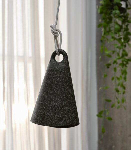 OSRAM Κρεμαστό φωτιστικό Decor Bell, ανακυκλωμένο πλαστικό, E27,, ρυθμιζόμενος, Μαύρο, Σαλόνι / τραπεζαρία, Μέταλλο, σύγχρονο