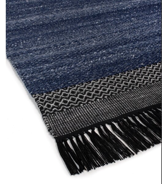 Χαλί All Season (140x200) Βιοκαρπέτ Barito BAR-01 Blue Black