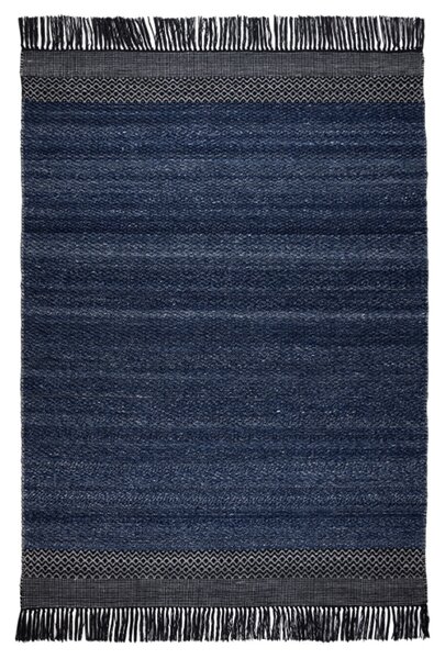 Χαλί All Season (140x200) Βιοκαρπέτ Barito BAR-01 Blue Black