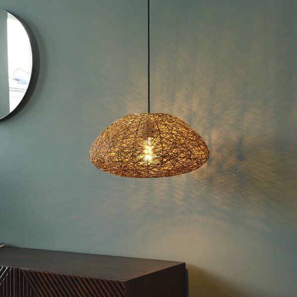 OSRAM Κρεμαστό φωτιστικό Decor Paper Drop, 1-φωτιστικό, μπεζ, E27, ρυθμιζόμενος, Μπεζ, Σαλόνι / τραπεζαρία, Χαρτί / χαρτόνι, Εξοχική κατοικία / Ρουστίκ