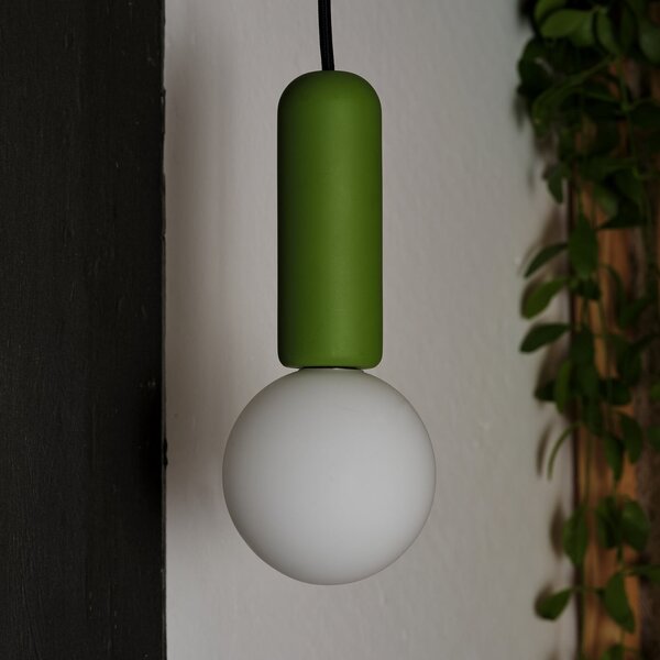 OSRAM Κρεμαστό φωτιστικό Decor Concrete Mic, πράσινο, σκυρόδεμα, G9, ρυθμιζόμενος, Πράσινο, Σαλόνι / τραπεζαρία, Σκυρόδεμα, σύγχρονο
