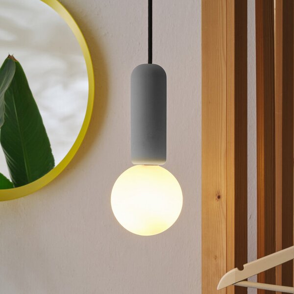 OSRAM Κρεμαστό φωτιστικό Decor Concrete Mic, γκρι, σκυρόδεμα, G9, ρυθμιζόμενος, Γκρι, Σαλόνι / τραπεζαρία, Σκυρόδεμα, σύγχρονο