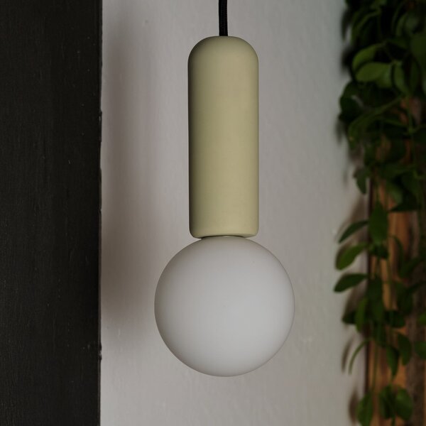 OSRAM Κρεμαστό φωτιστικό Decor Concrete Mic, μπεζ, σκυρόδεμα, G9, ρυθμιζόμενος, Μπεζ, Σαλόνι / τραπεζαρία, Σκυρόδεμα, σύγχρονο