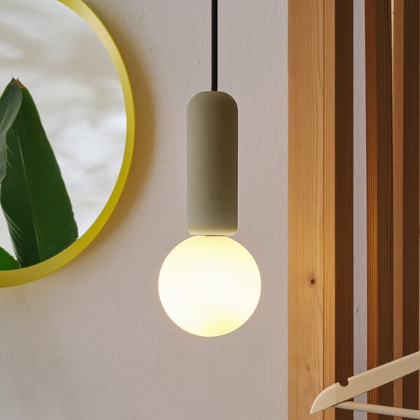 OSRAM Κρεμαστό φωτιστικό Decor Concrete Mic, μπεζ, σκυρόδεμα, G9, ρυθμιζόμενος, Μπεζ, Σαλόνι / τραπεζαρία, Σκυρόδεμα, σύγχρονο