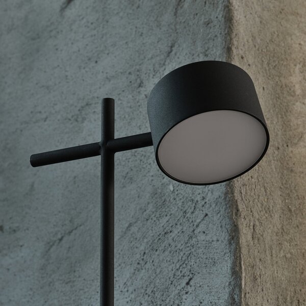 OSRAM LED-Stehleuchte Decor Kyoto, αλουμίνιο, μαύρο, ρυθμιζόμενο, ρυθμιζόμενος, Μαύρο, Σαλόνι / τραπεζαρία, Αλουμίνιο, σύγχρονο