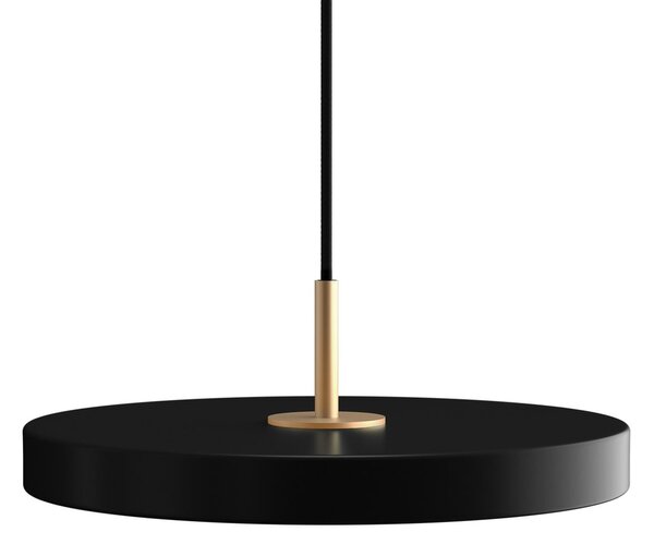 UMAGE LED κρεμαστό φωτιστικό Asteria Plus Mini, μαύρο, Ø 31 cm CCT, ρυθμιζόμενος, Μαύρο, Σαλόνι / τραπεζαρία, Μέταλλο, σχεδιασμός