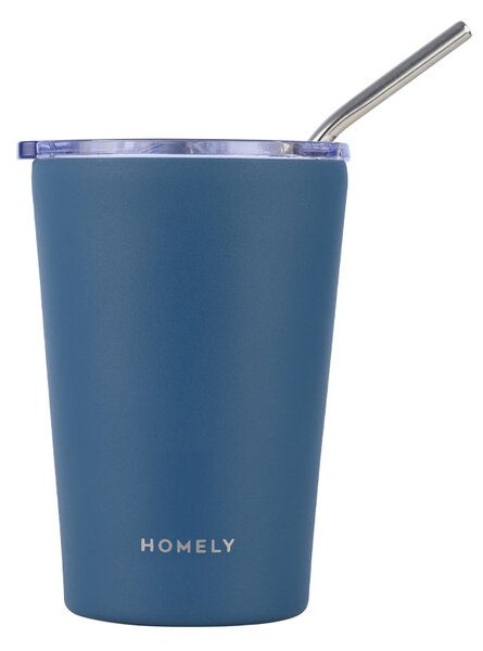 Ποτήρι Θερμός 400ml Homely Indigo Blue 01-32685