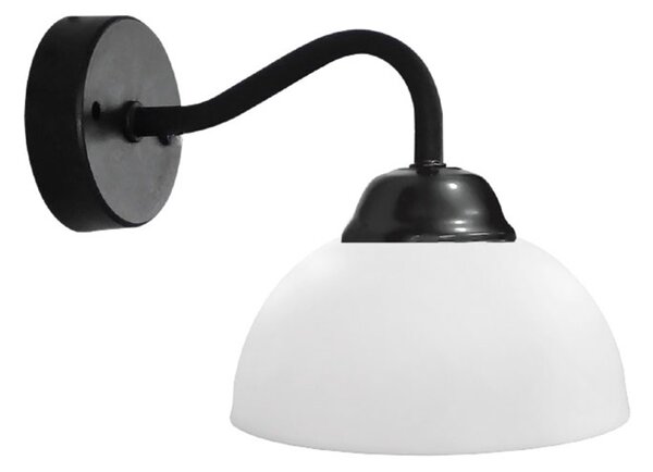Απλίκα Τοίχου Heronia Sfera Black/White 31-1357