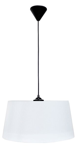 Φωτιστικό Οροφής Μονόφωτο Heronia Drum Black/White 35-0079