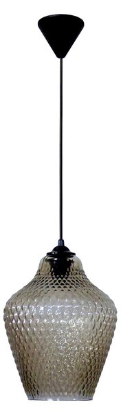 Φωτιστικό Οροφής Μονόφωτο Heronia Pine Fume 02-0434