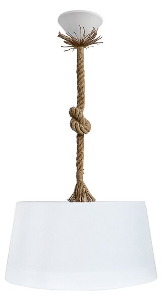 Φωτιστικό Οροφής Μονόφωτο Heronia Rope White 31-1351