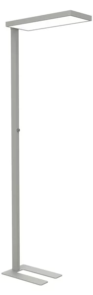 Maul Λάμπα γραφείου LED MAULjura, ασημί, αλουμίνιο, 196,5 cm, ρυθμιζόμενος, Μεταλλικό, Μελέτη / Γραφείο, Αλουμίνιο, σύγχρονο