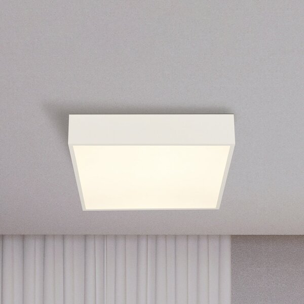 Searchlight LED φωτιστικό οροφής μπάνιου Zeus, λευκό, μήκος 30 cm, μέταλλο, Λευκό, Μπάνιο, Αλουμίνιο, σύγχρονο