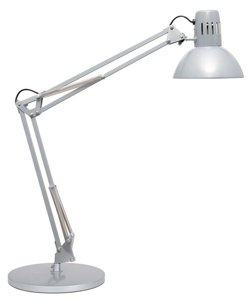 Maul Λάμπα γραφείου LED MAULstudy, ασημί, 49 cm, E27, Μεταλλικό, Μελέτη / Γραφείο, Μέταλλο