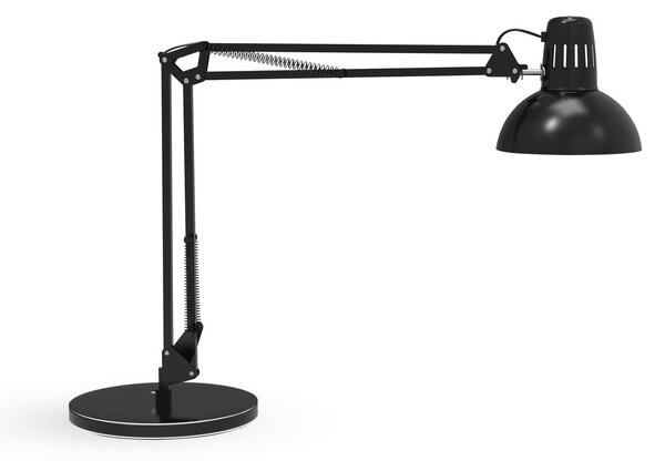 Maul Λάμπα γραφείου LED MAULstudy, μαύρη, ατσάλι, 49 cm, E27, Μαύρο, Μελέτη / Γραφείο, Μέταλλο