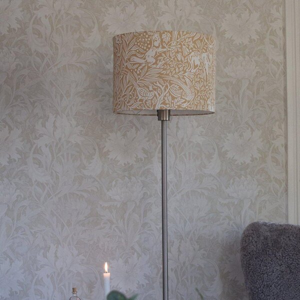 PR Home Φωτιστικό δαπέδου Amy, κίτρινο/γκρι, ύψος 150 cm, ύφασμα, E27, Γκρι, Σαλόνι / τραπεζαρία, Ύφασμα / Κλωστοϋφαντουργία