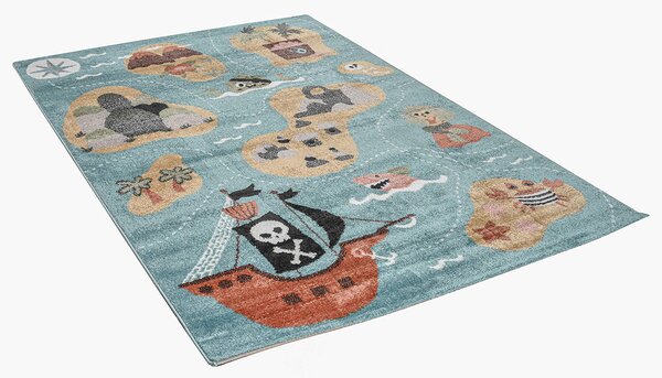 Παιδικό Χαλί (160x230) Polcarpet Carousel Dream Pirates Blue