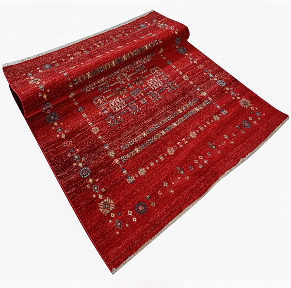 Χαλί (170x235) Polcarpet Kazak Oriental 824 Bordo