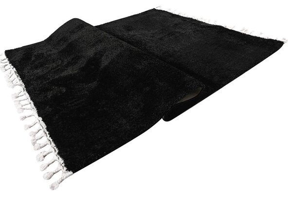 Χαλί (200x280) Polcarpet Silky Shaggy Black