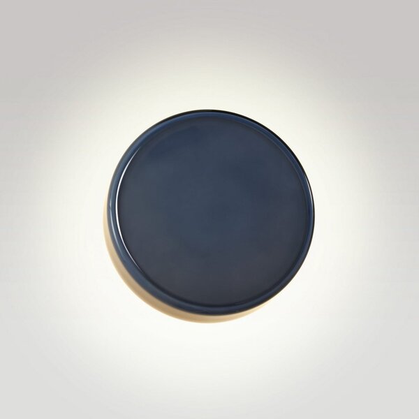 MARSET LED απλίκα Caramel, μπλε, Ø 22 cm, TRIAC, γυαλί, ρυθμιζόμενος, Μπλε, Σαλόνι / τραπεζαρία, Γυαλί, σχεδιασμός
