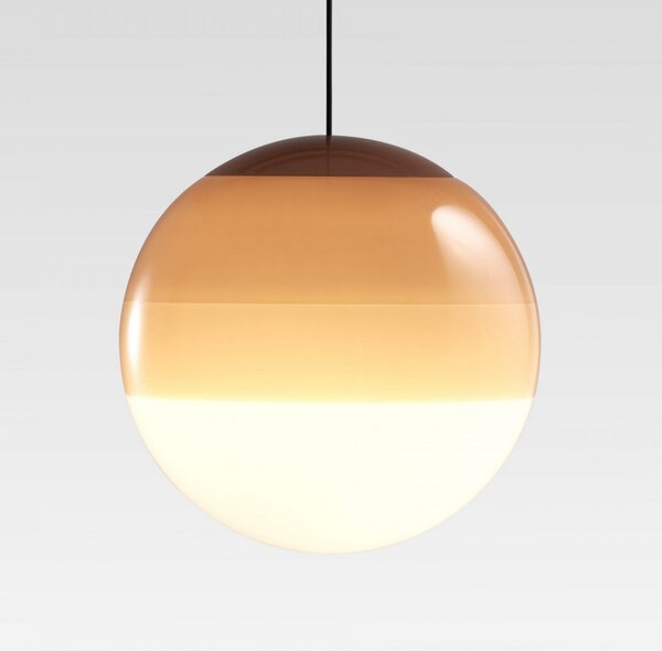 MARSET LED κρεμαστό φωτιστικό Dipping Light, Ø 13 cm, κρεμ, ρυθμιζόμενος, Μπεζ, Σαλόνι / τραπεζαρία, Γυαλί, σχεδιασμός, Σφαίρα