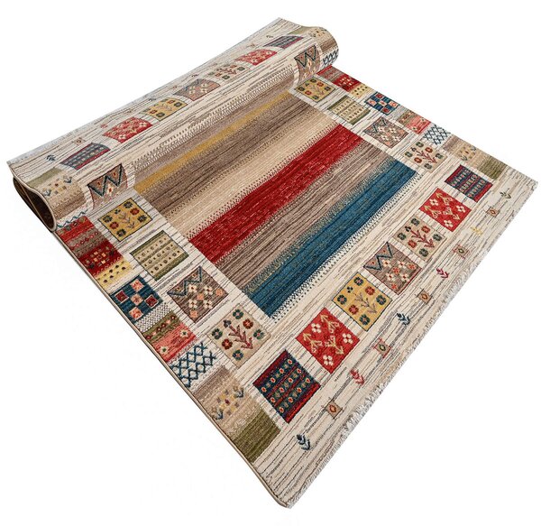 Χαλί (170x235) Polcarpet Kazak Oriental 800 Beige/Bordo