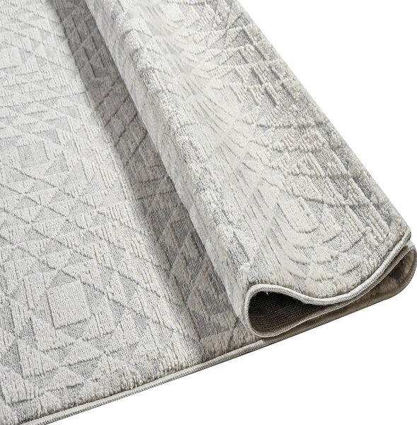 Χαλιά Κρεβατοκάμαρας (Σετ 3τμχ) Polcarpet Vera 265 Ivory/Grey
