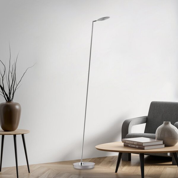Paul Neuhaus LED-Stehleuchte Akku-Bente, γκρι, CCT, USB-C, ρυθμιζόμενος, Μεταλλικό, Μελέτη / Γραφείο, Μέταλλο, σύγχρονο