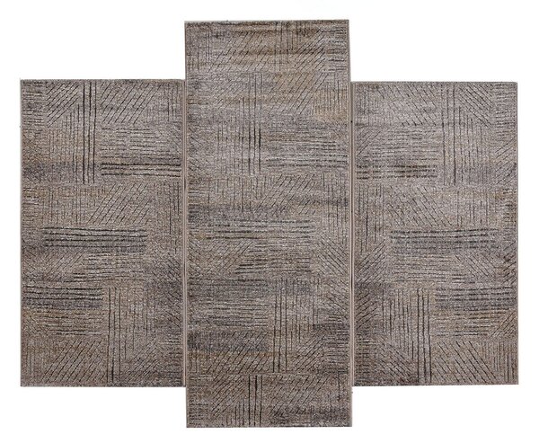 Χαλιά Κρεβατοκάμαρας (Σετ 3τμχ) Polcarpet Giza Cairo 44002 Brown