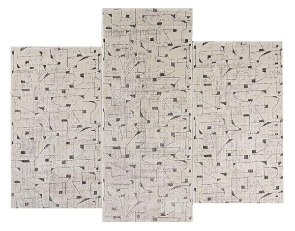 Χαλιά Κρεβατοκάμαρας (Σετ 3τμχ) Polcarpet Giza Cairo 28002 Beige