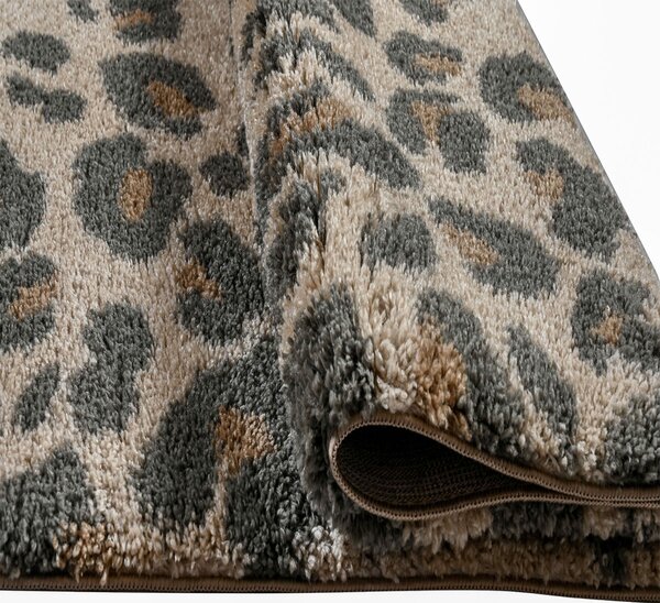 Χαλί (165x230) Polcarpet Puffy Shaggy 374 Leopard