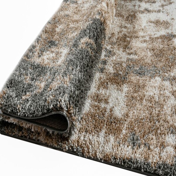 Χαλί (165x230) Polcarpet Puffy Shaggy 381 Grey/Beige