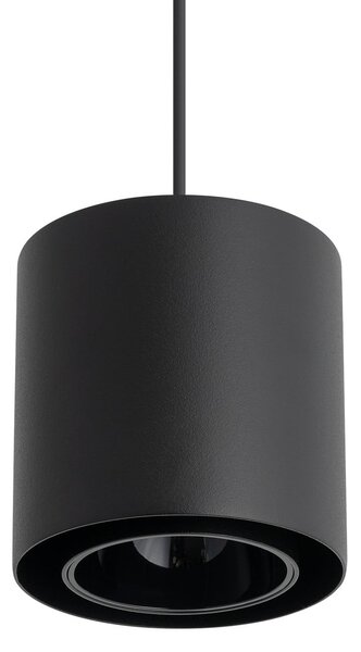 Nowodvorski Lighting Κρεμαστό φωτιστικό Point Duo, μαύρο, ατσάλι, Ø 13 cm, GU10, ρυθμιζόμενος, Μαύρο, Σαλόνι / τραπεζαρία, Μέταλλο, σύγχρονο