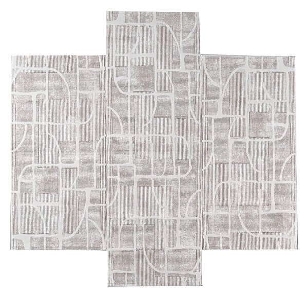 Χαλιά Κρεβατοκάμαρας (Σετ 3τμχ) Pierre Cardin Loft 23 Beige