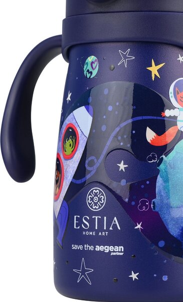 Παγούρι - Θερμός 300ml Με Καλαμάκι Estia Save The Aegean Solar Jump 01-33187