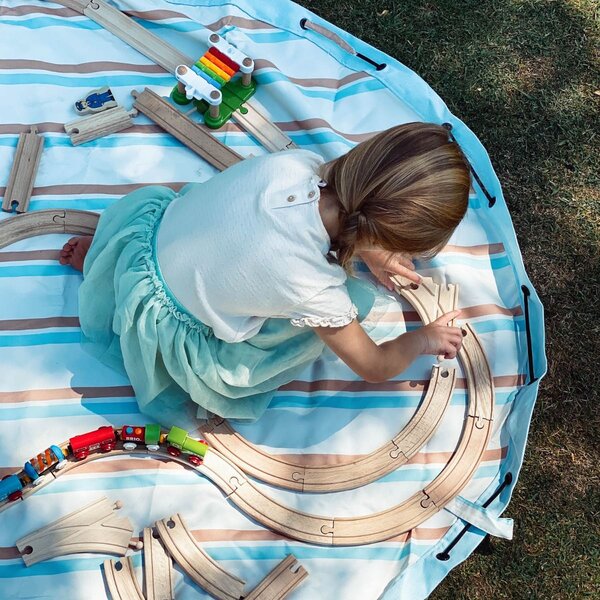 Σάκος/Στρώμα Παιχνιδιού Play&Go Outdoor Stripes